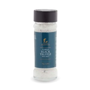 Flaked Black Truffle Sea Salt Shaker (65g) - Gourmet Food Seasoning Condiment